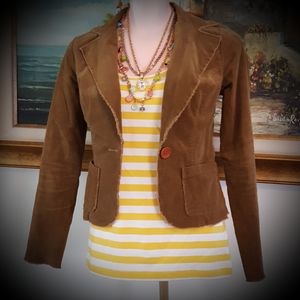 Fun Cotton Corduroy Blazer